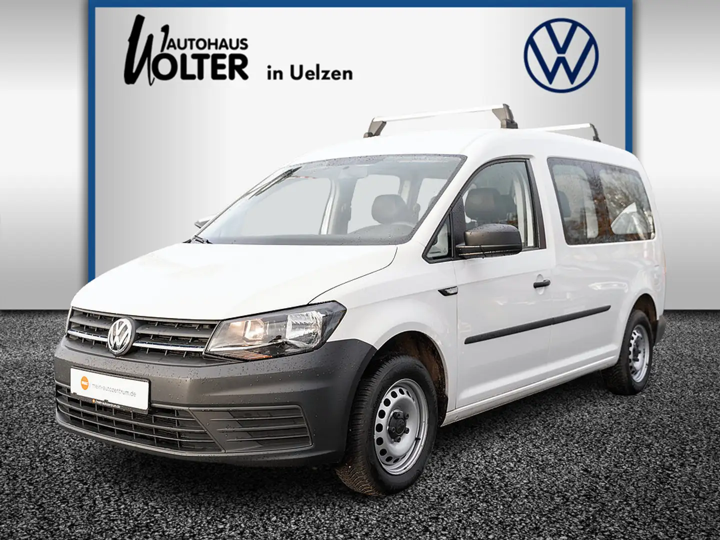 Volkswagen Caddy Maxi 1.0 TSI LEDER AHK BLUETOOTH Weiß - 1