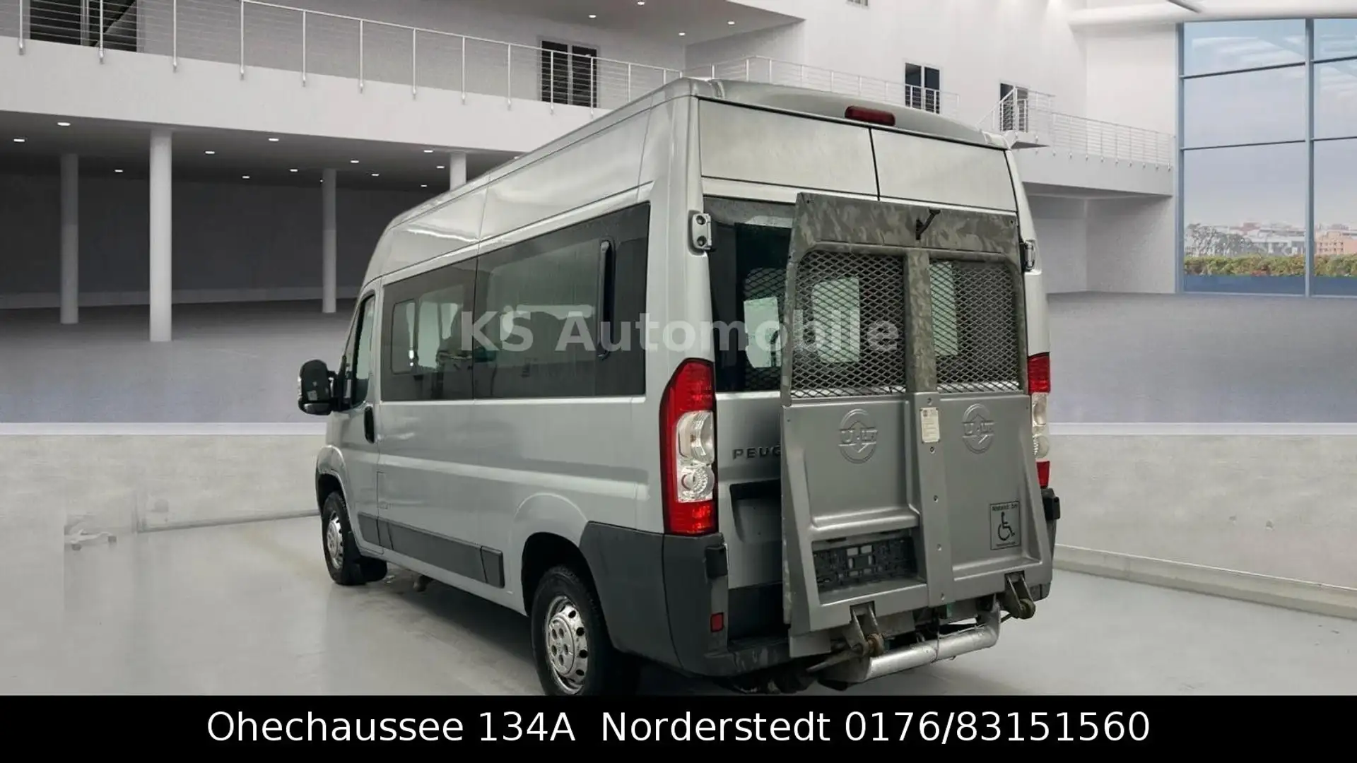Peugeot Boxer 2.2 HDI 120HK Behindertengerechte Rampe Grau - 2