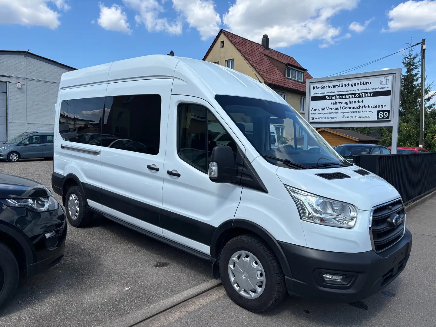 Ford Transit 350 L3 H3 Bus 8 Sitzer PTS Tempomat Weiß - 1