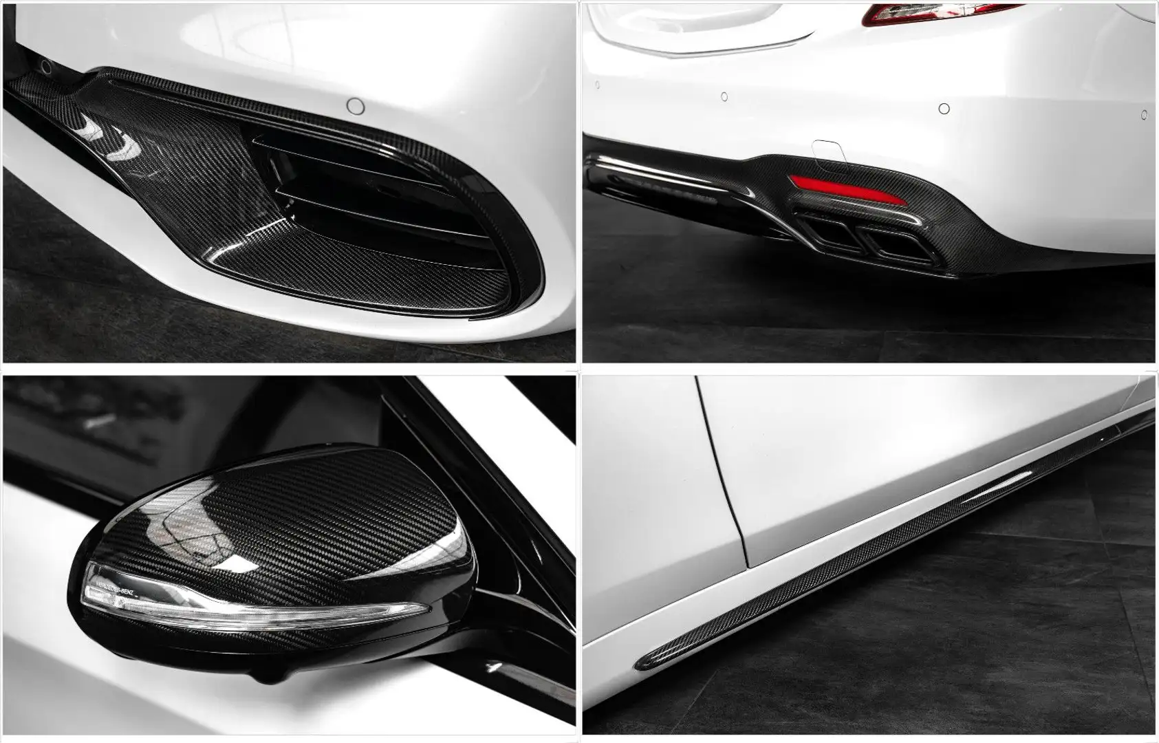 Mercedes-Benz S 63 AMG 4M+ LANG #CARBON-EXTERIEUR #FOND-TV Blanc - 2