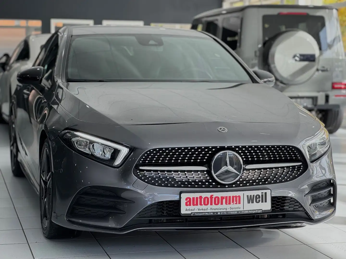 Mercedes-Benz A 200 d *AMG-LINE*WIDE*CAM*NIGHT*SPUR/TOTW.*MMRY* Grau - 2