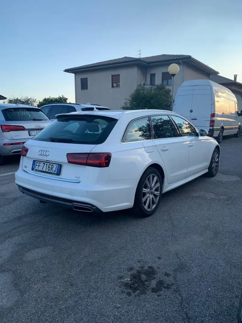 Audi A6 a 6 avant Bianco - 2