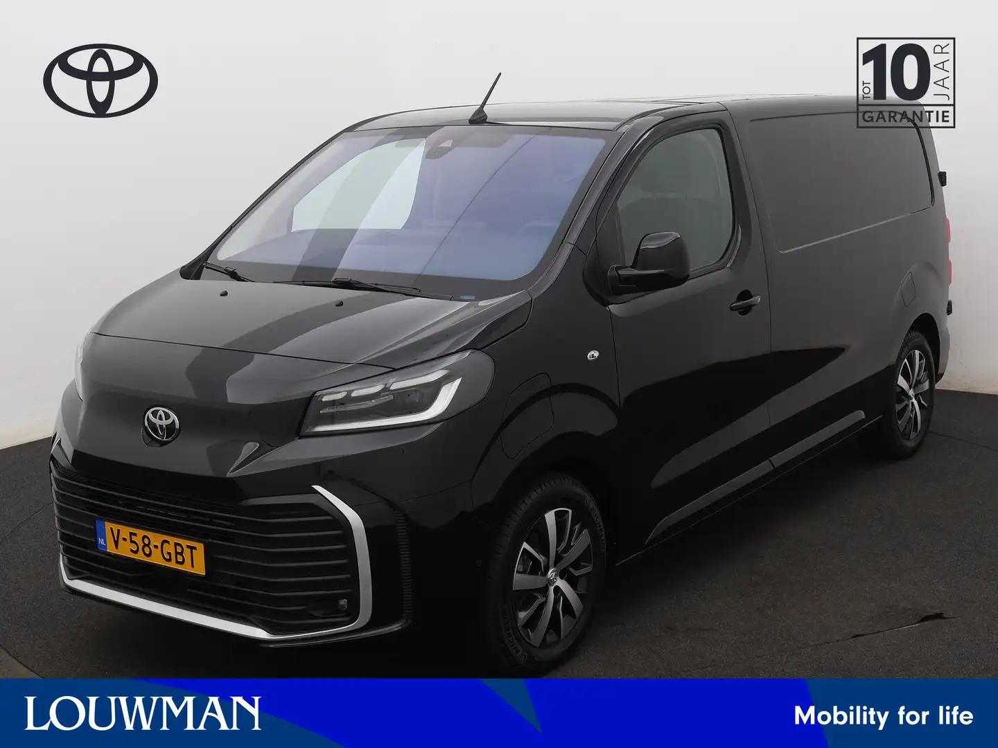 Toyota Proace Electric Worker Professional Extra Range 75 kWh | Zwart - 1