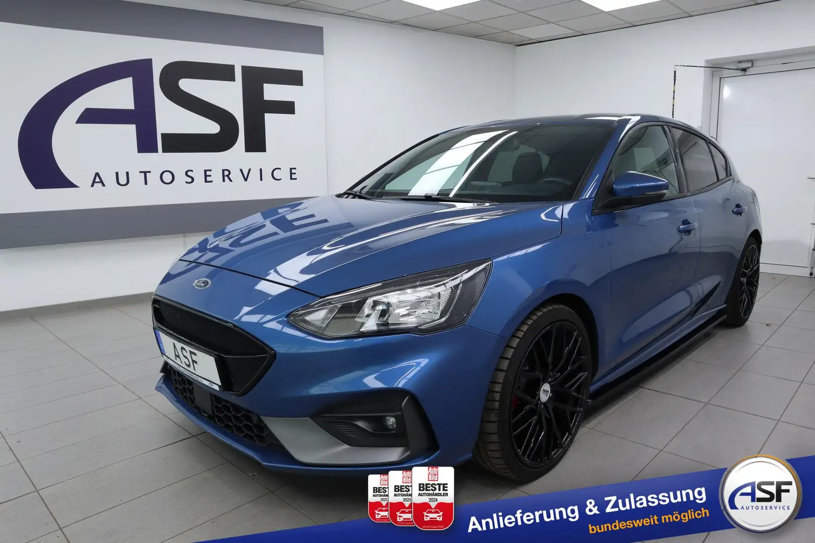 Ford Focus ST #Alarm #Bremssättel Rot #Launch Control #Rec... Blu/Azzurro - 1
