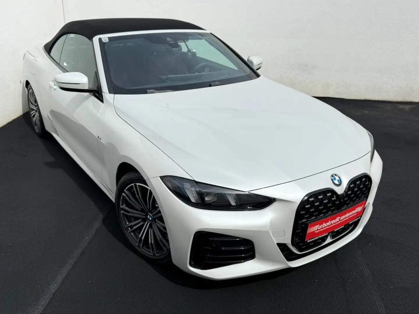 BMW 420 420i Cabrio Aut. M-Sportpaket PRO //1.BESITZ// Weiß - 1