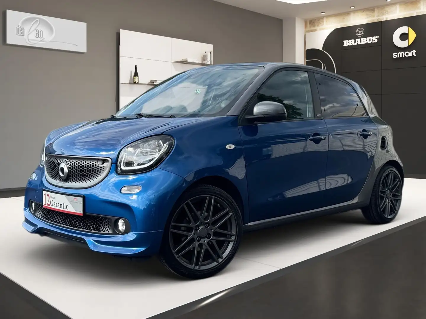 smart forFour BRABUS Style Paket 66kW Panorama LED Bleu - 1