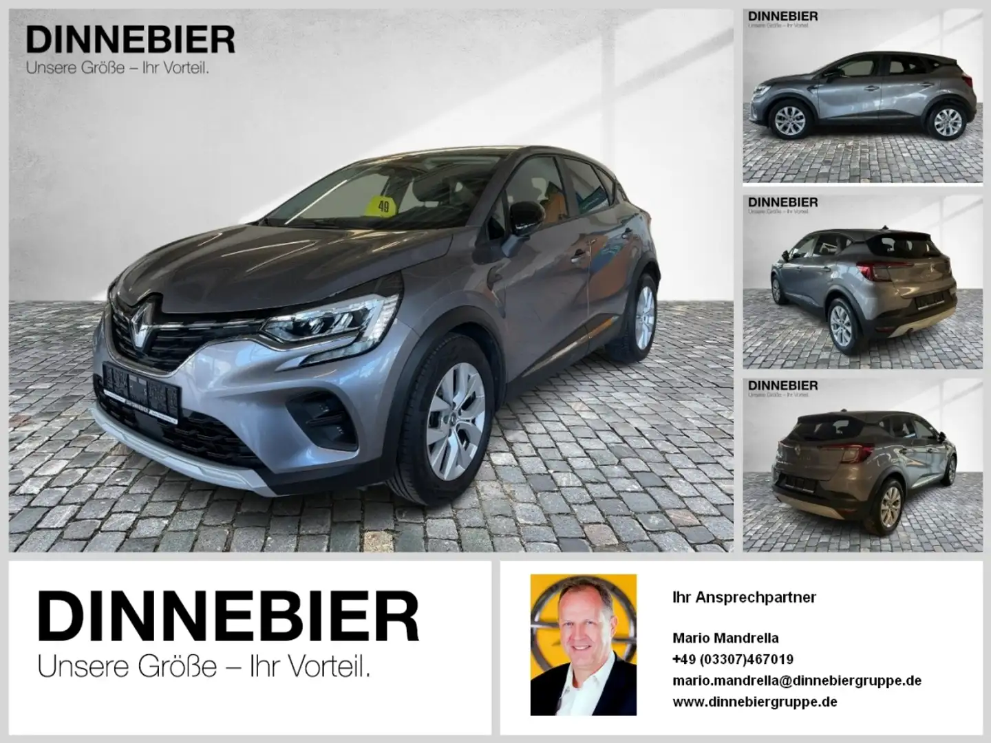 Renault Captur Experience SpurH LED Grau - 1