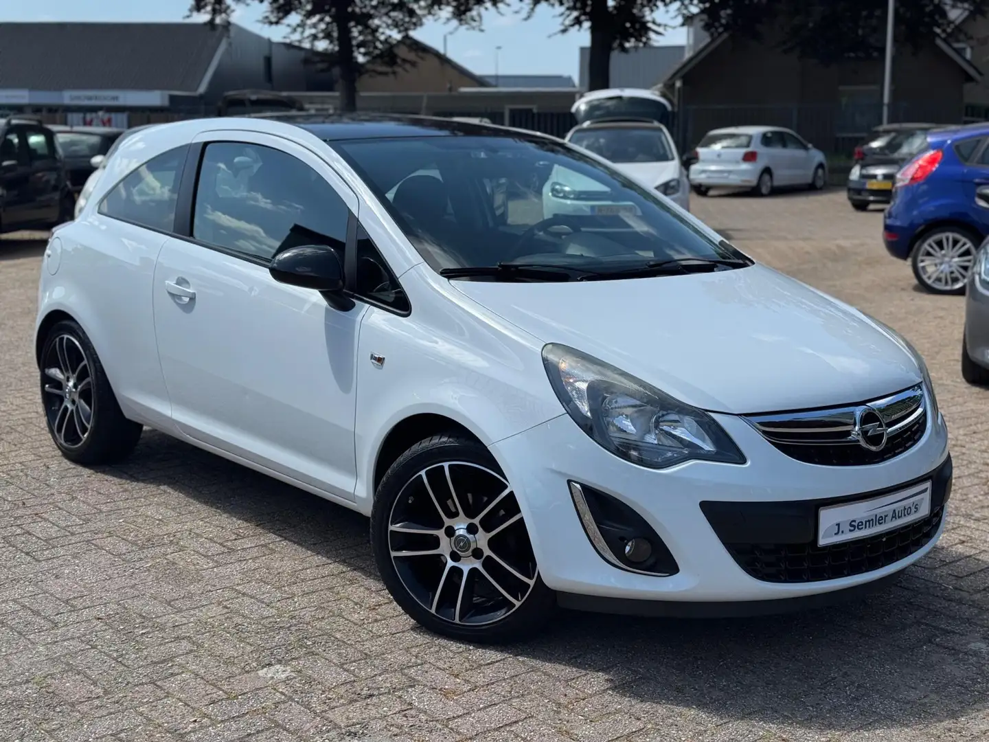 Opel Corsa 1.4-16V Color Edition 86DKM!!! AIRCO STUUR/STOELVE Wit - 2