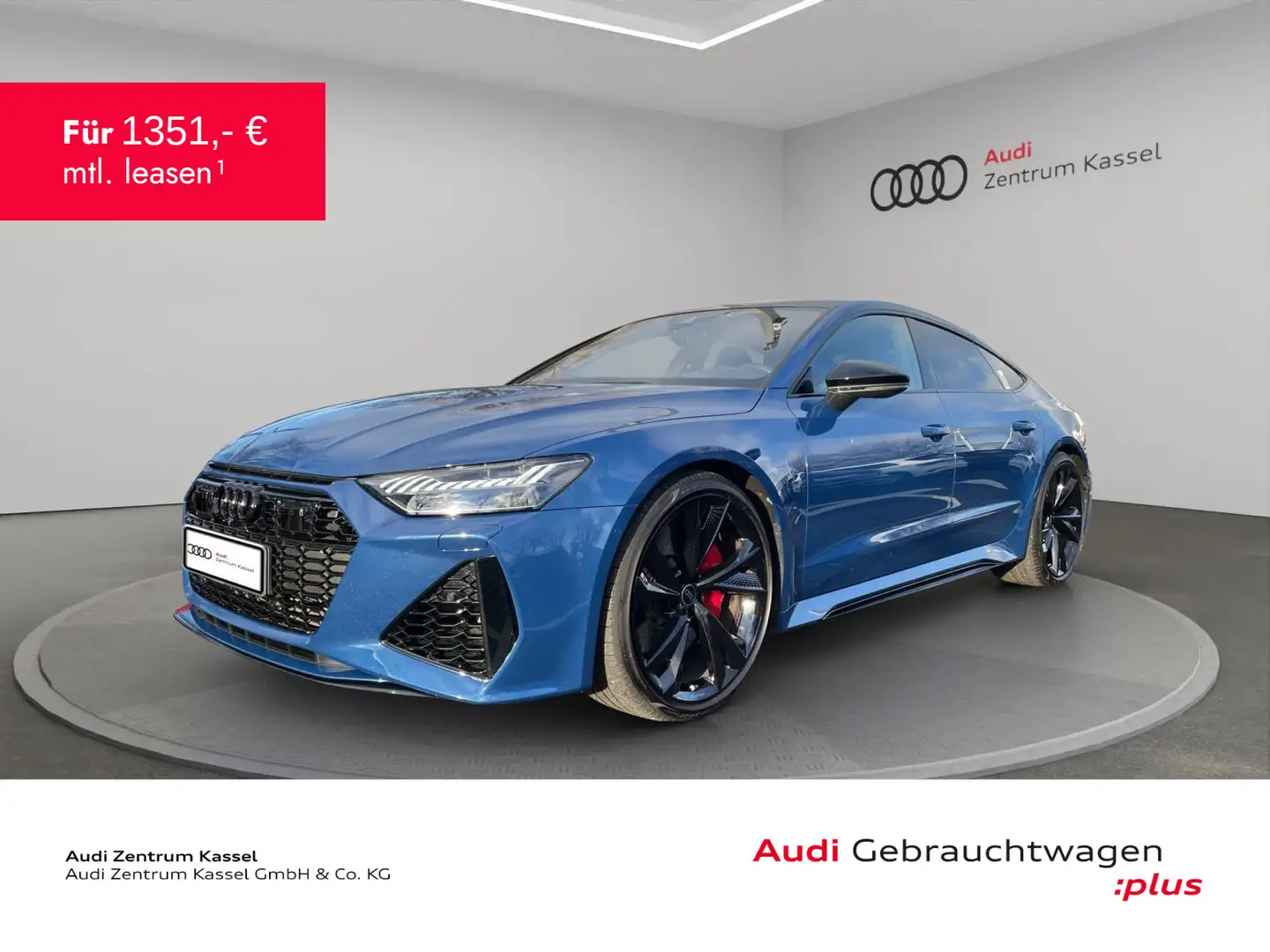 Audi RS7 RS 7 SB 4.0 TFSI qu. Matrix B&O Pano HuD 360° Bleu - 1