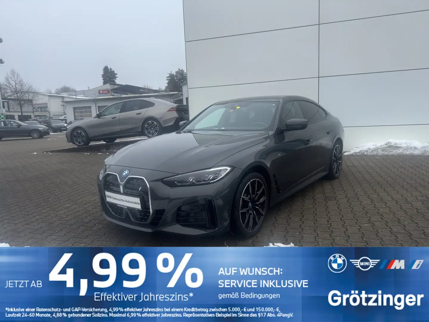 BMW i4 eDrive40 Gran Coupé M Sport Grau - 1