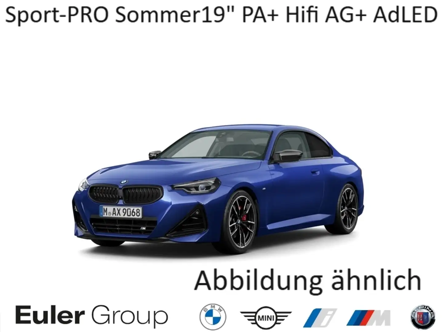 BMW 240 xDrive Sport-PRO Sommer19'' PA+ Hifi AG+ AdLED WLA Blau - 1