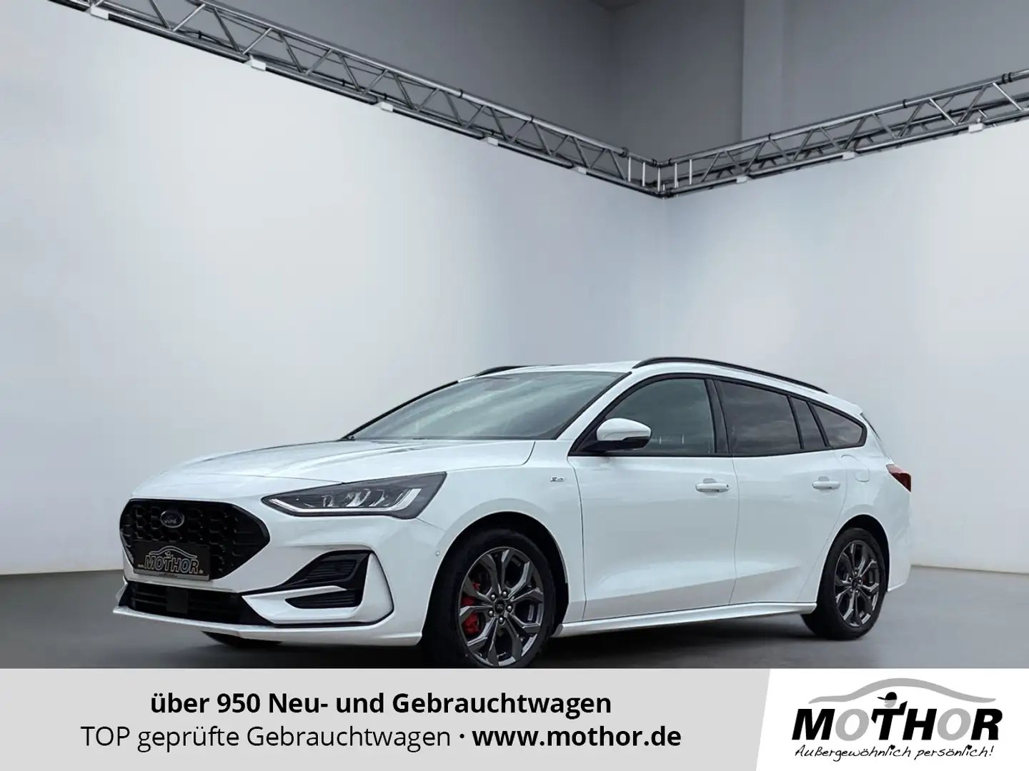 Ford Focus Turnier ST-Line 1.0 EcoBoost ACC NAVI KAM Weiß - 1