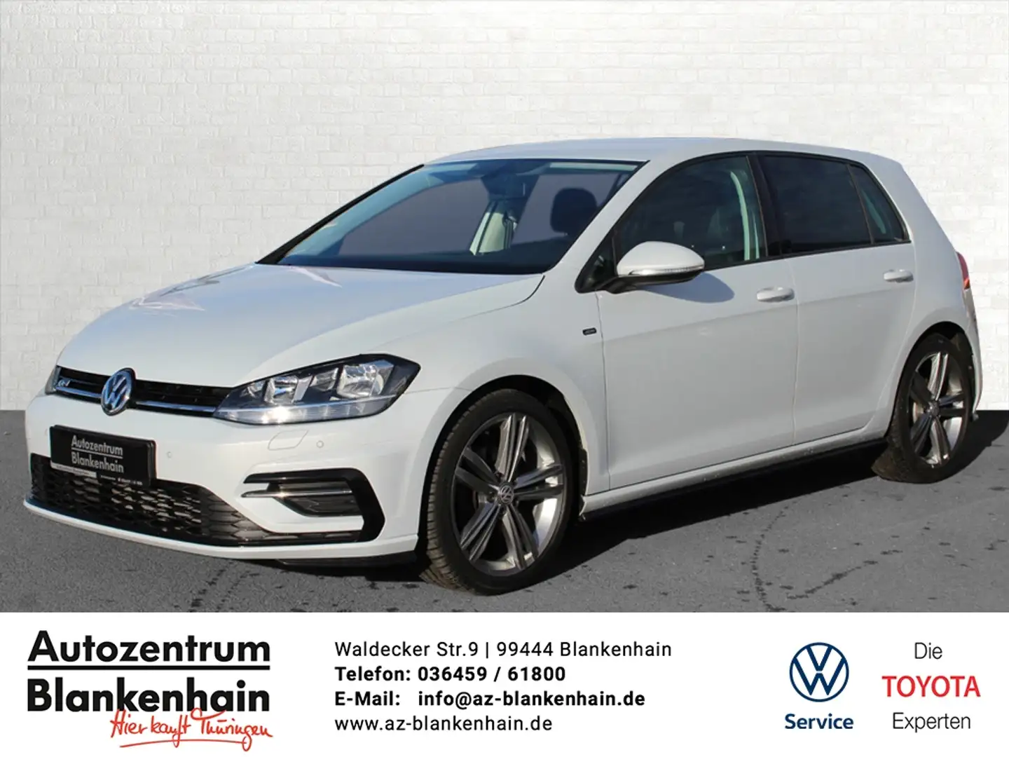 Volkswagen Golf VII 1.4 TSI R-Line Navi*PDC v+h*18"Alu Blanco - 1