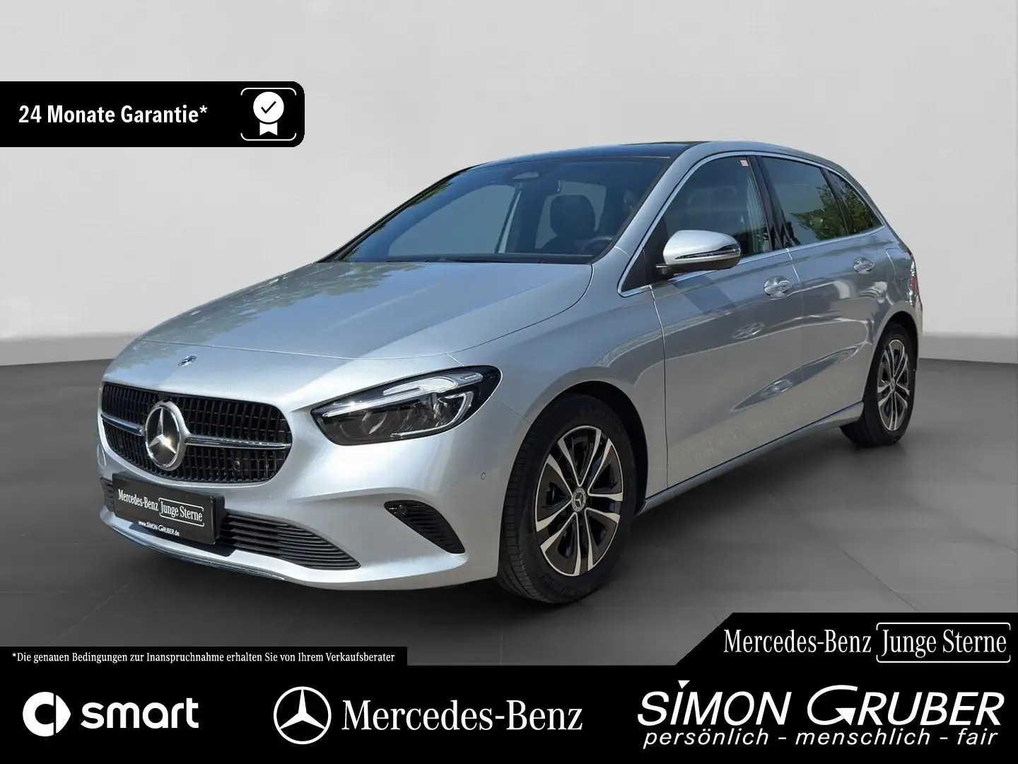Mercedes-Benz B 250 4M Progressive Pano Kamera EasyPack AHK Argent - 1