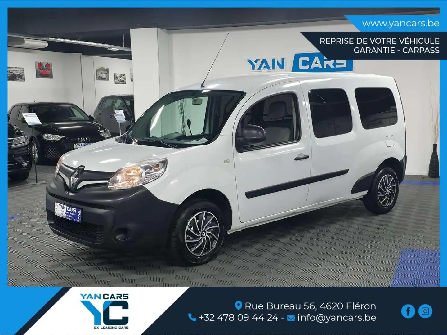 Renault Kangoo MAXI * UTILITAIRE * SEULEMENT 89.000KM! * TOP ETAT Blanc - 1