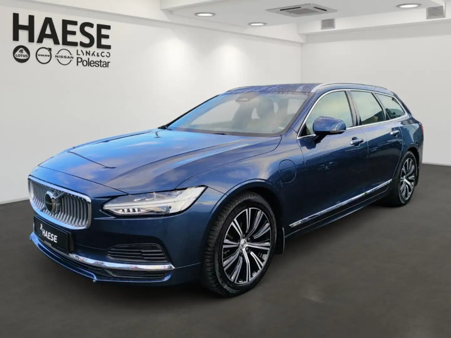Volvo V90 T6 Inscription Recharge Plug-In Hybrid AWD Nappale Blau - 1