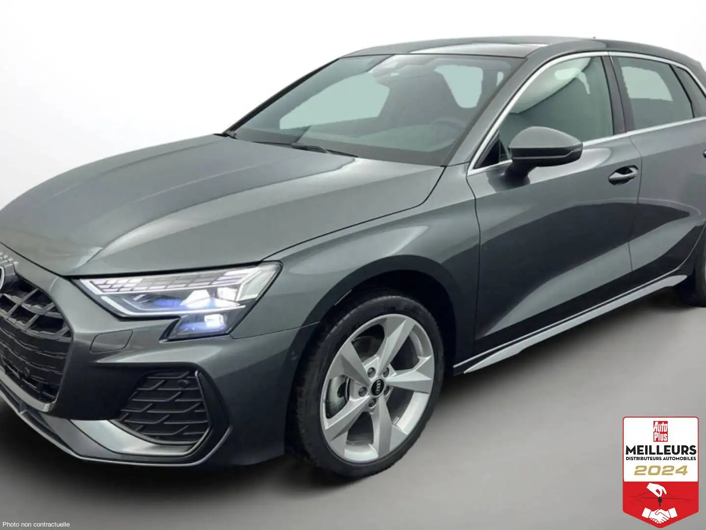 Audi A3 45 TFSI e Hybride rechargeable 272 S tronic 6 S li Blanc - 1