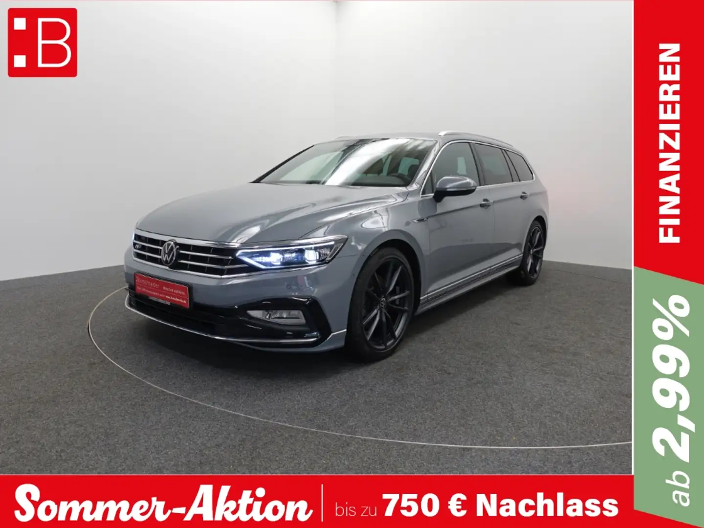 Volkswagen Passat Variant 2.0 TSI DSG R-Line IQ.LIGHT COCKPIT PRO NAVI 19 PA Grau - 1