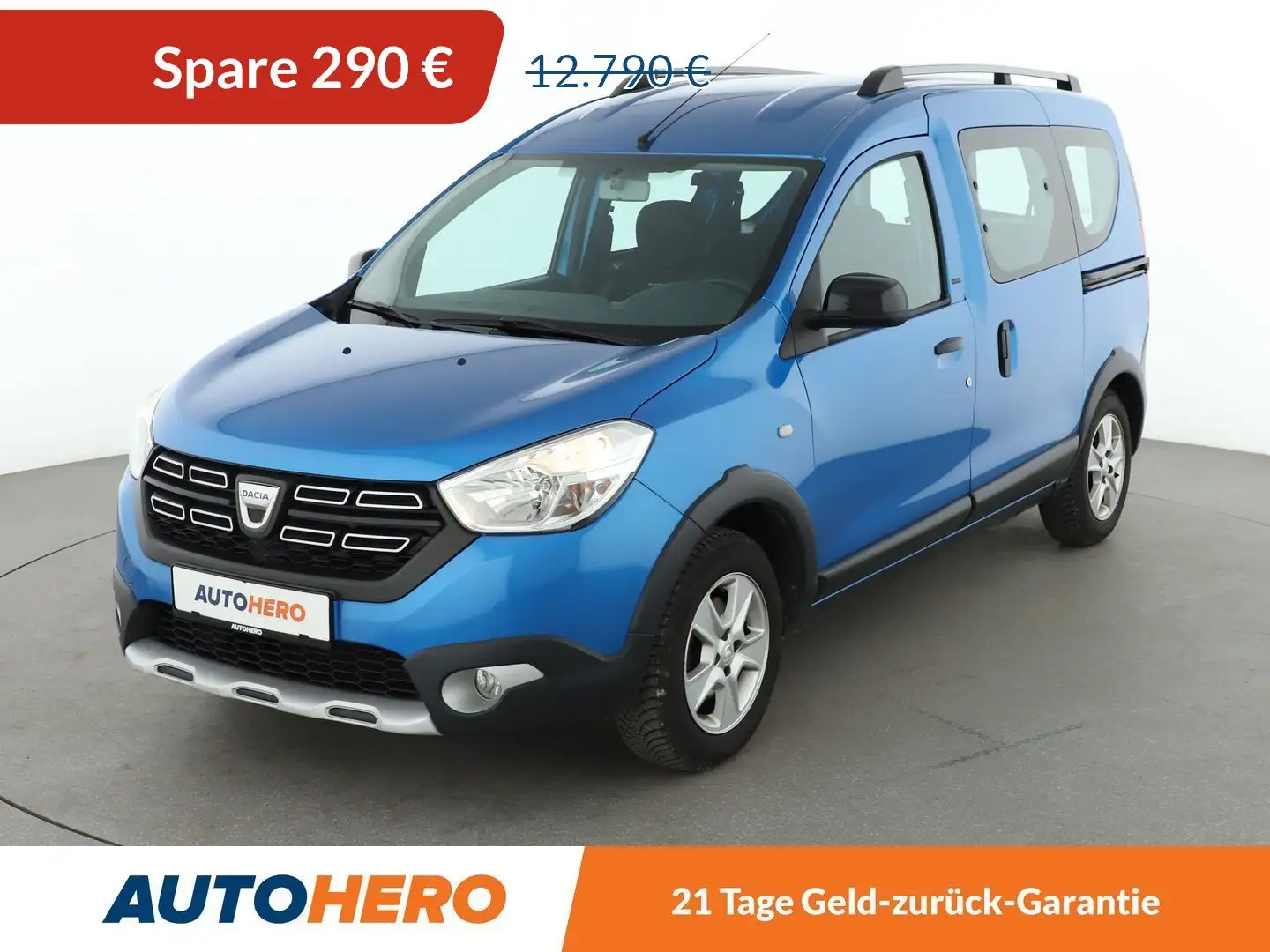 Dacia Dokker 1.2 TCe Stepway Celebration *NAVI*PDC*TEMPO*SHZ* Blau - 1