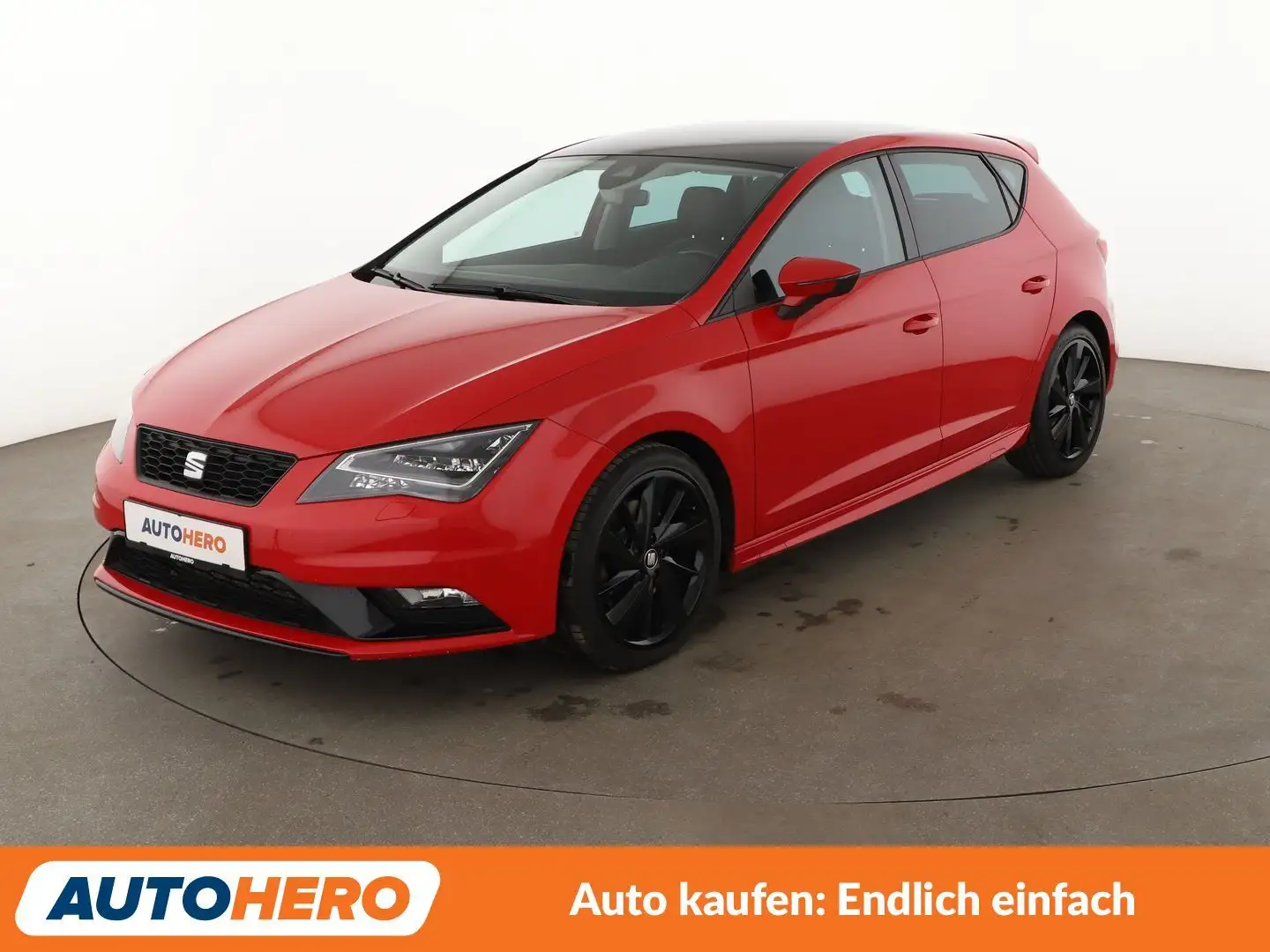 SEAT Leon 2.0 TDI FR Aut.*NAVI*LED*TEMPO*PDC*KLIMA* Rot - 1