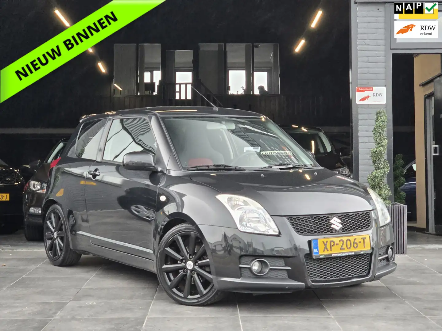 Suzuki Swift 1.6 Sport|Airco|El Pakket|Youngtimer|APK Negro - 1