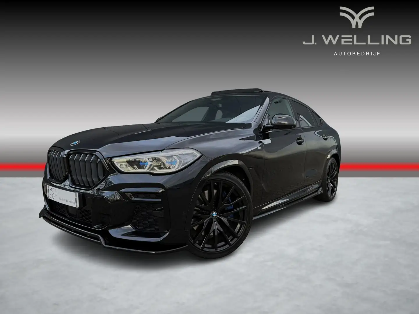 BMW X6 xDrive40d M-sport / pano / B&W / M-seats / Massage Schwarz - 1