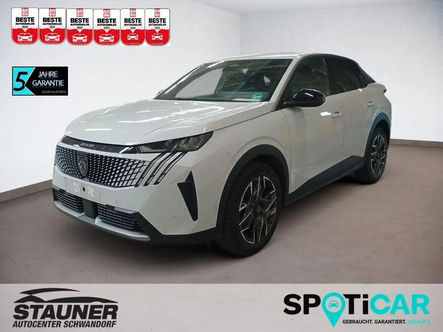 Peugeot 3008 NEUER 3008 Allure Hybrid e-DSC6 *SHZ*10"TOUCH* Weiß - 1