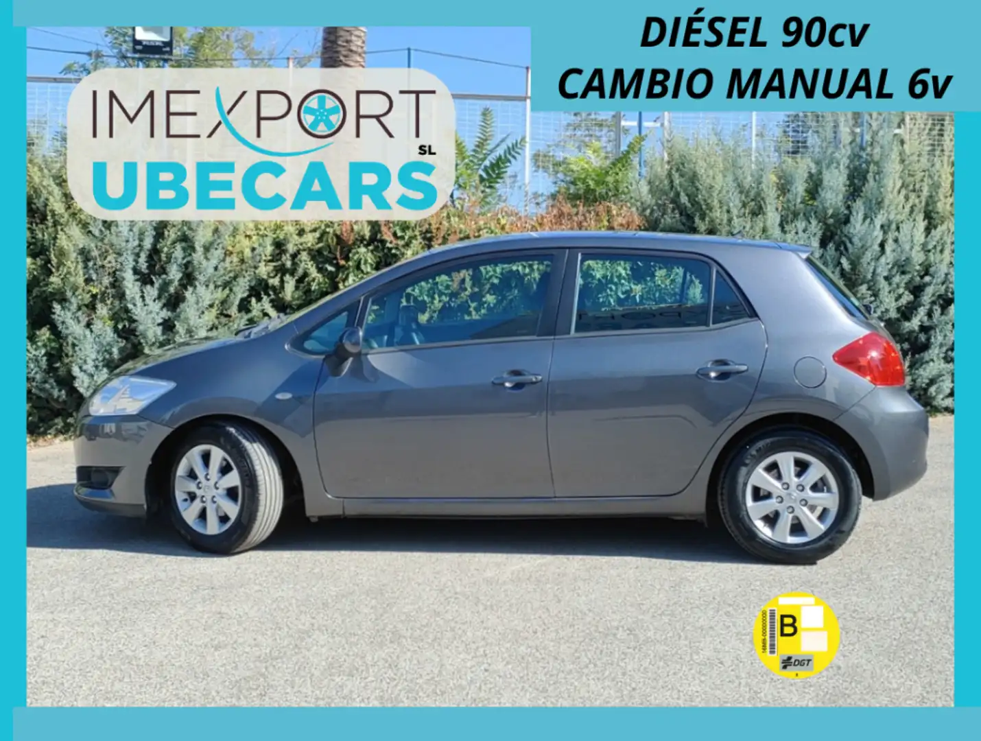 Toyota Auris 1.4D-4D Gris - 1