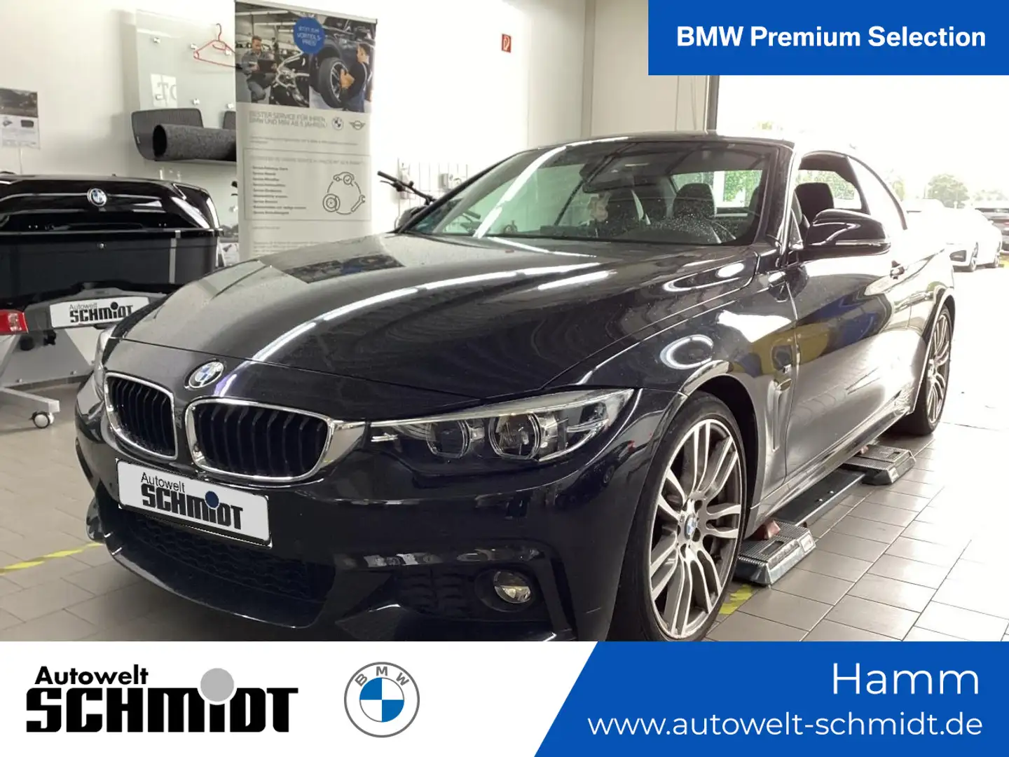 BMW 420 i Cabrio M Sport + 2Jahre-BPS.-GARANTIE Schwarz - 1