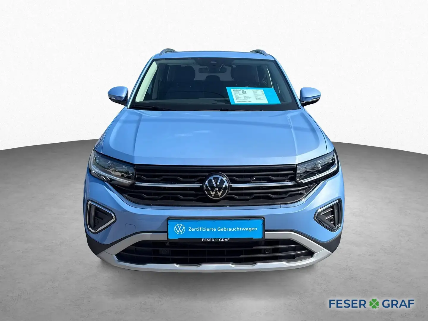Volkswagen T-Cross 1.0 TSI STYLE AHK KAM NAVI ACC APP Blau - 2