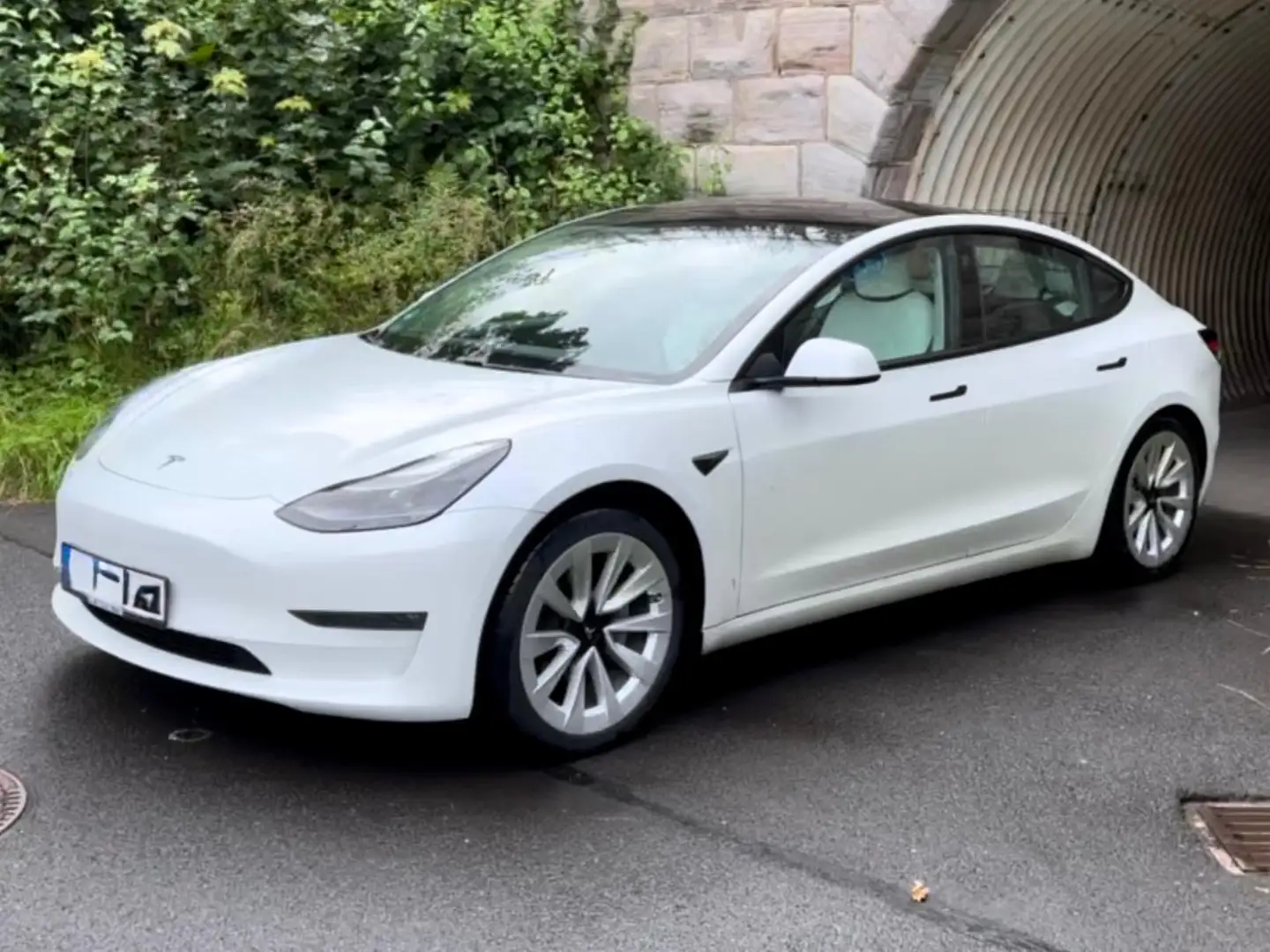Tesla Model 3 Model 3 Langstreckenbatt. Allradantrieb Dual Motor Weiß - 1
