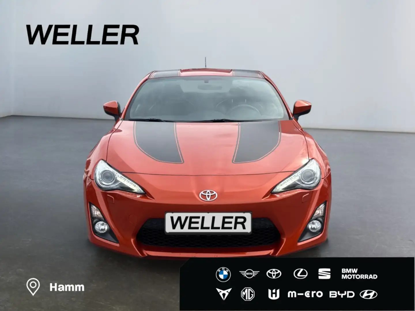 Toyota GT86 *Alcantara*Torsen Sperrdiff*SHZ*SmartKey*BT* Orange - 2