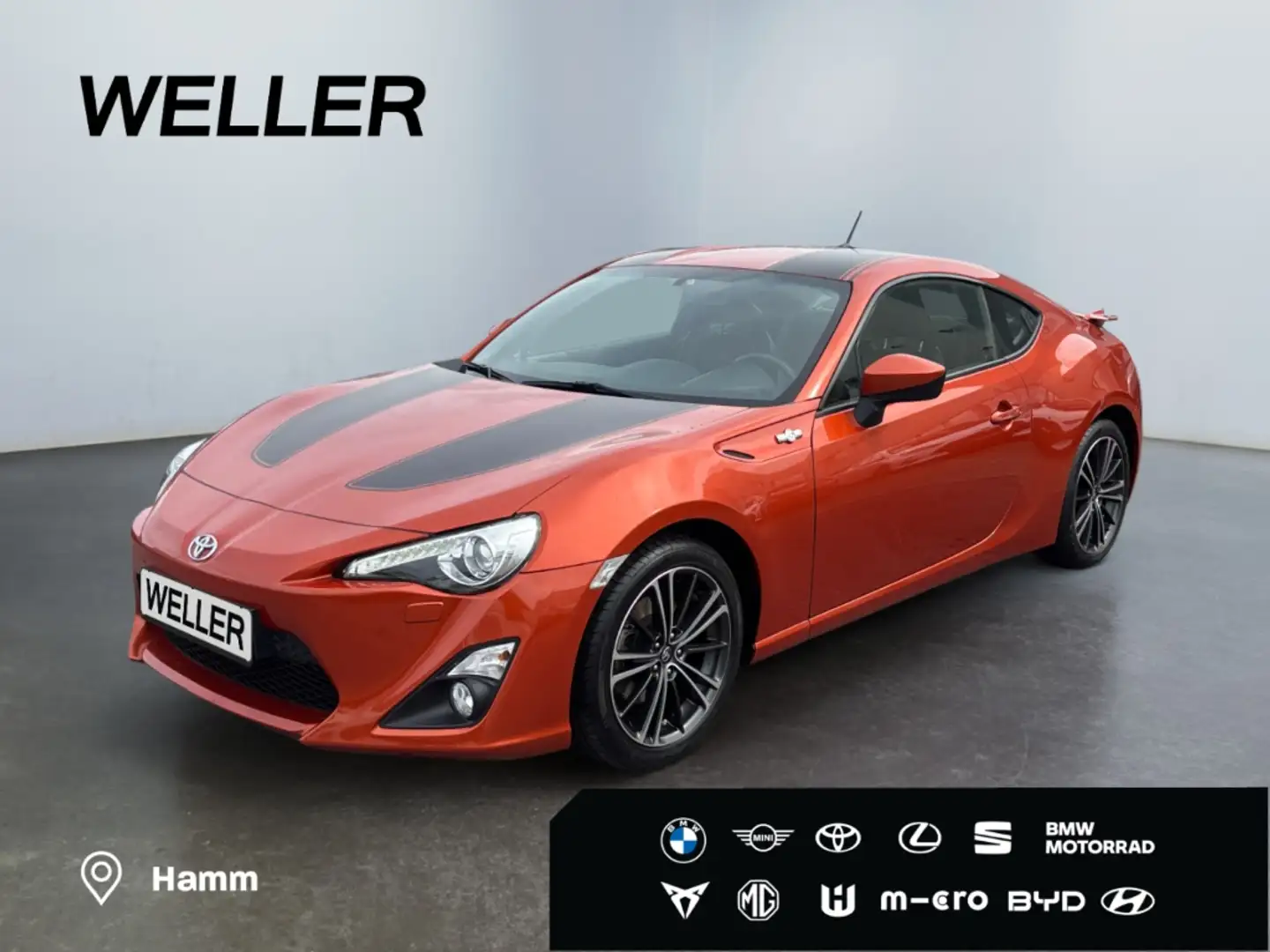 Toyota GT86 *Alcantara*Torsen Sperrdiff*SHZ*SmartKey*BT* Orange - 1