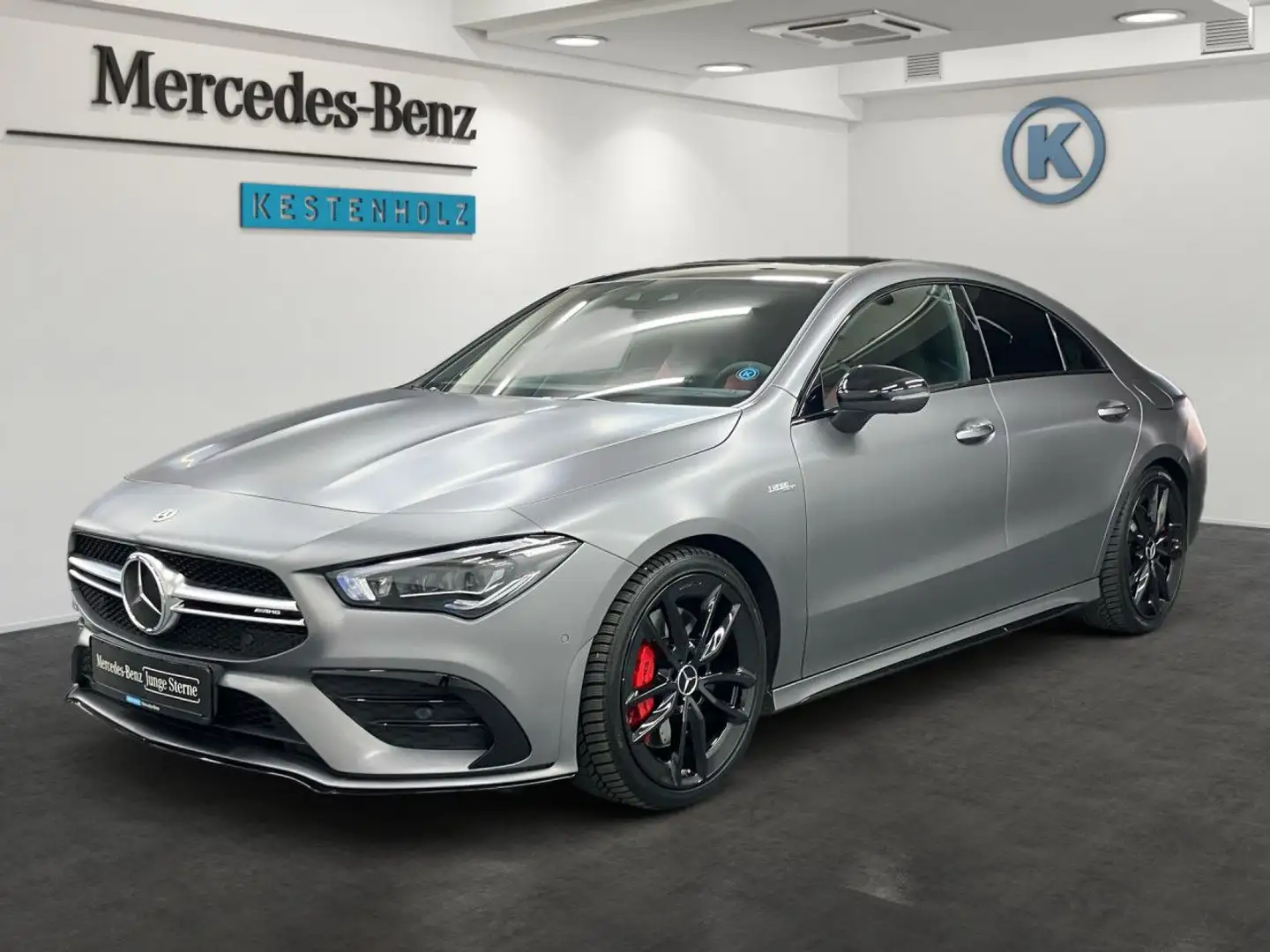 Mercedes-Benz CLA 35 AMG CLA 35 4MATIC Coupé LEDER+HEADUP+PANO+BURMESTER Grau - 2