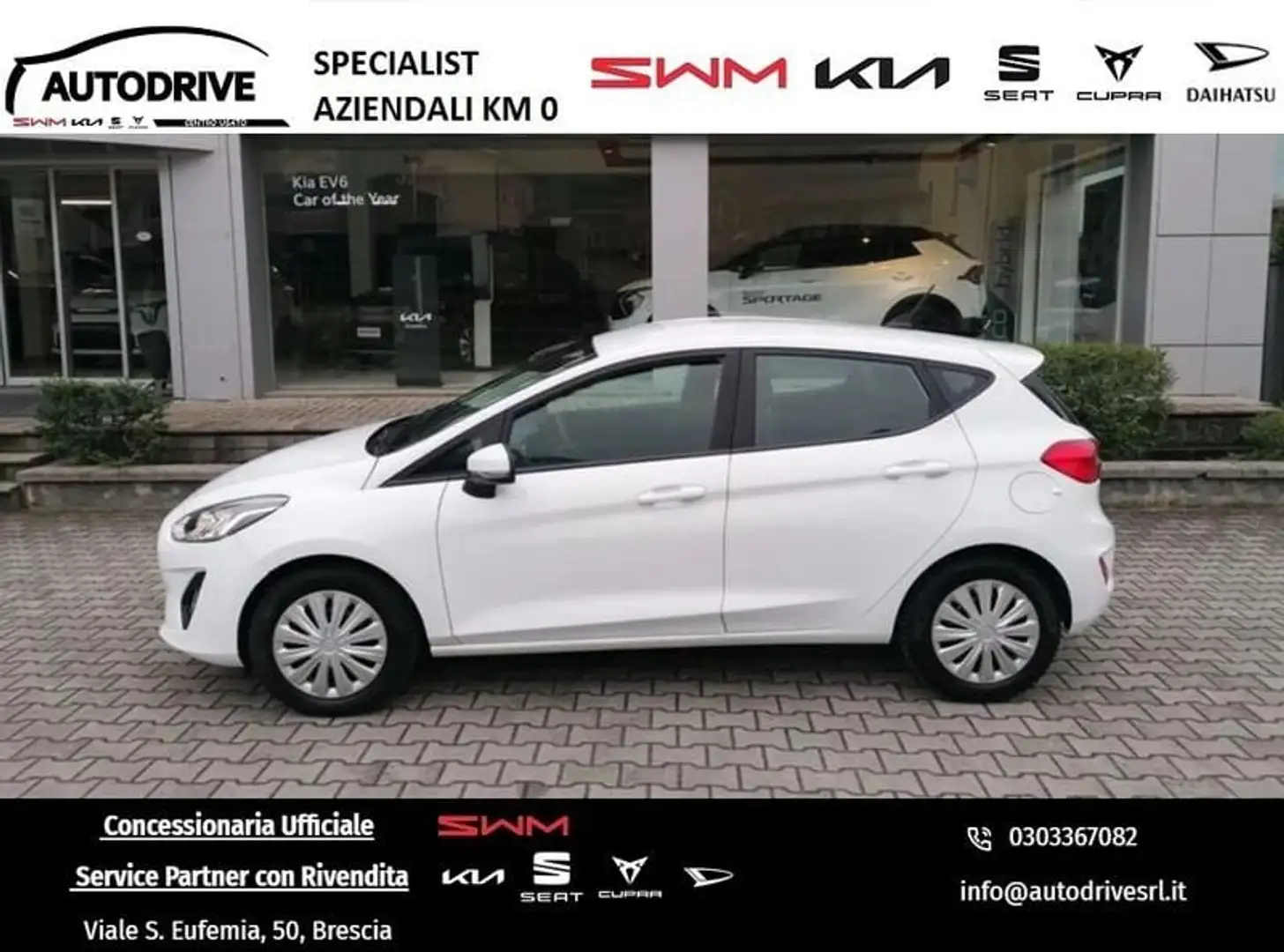 Ford Fiesta 1.5 EcoBlue 5 porte Connected Bianco - 1