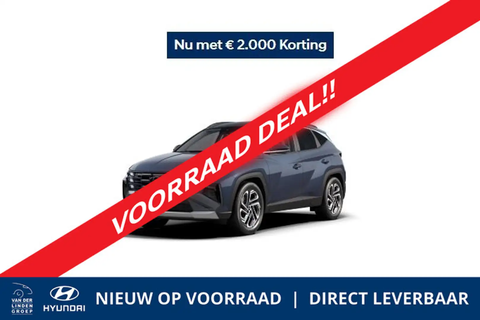 Hyundai TUCSON 1.6 T-GDI HEV Premium Sky Blauw - 1