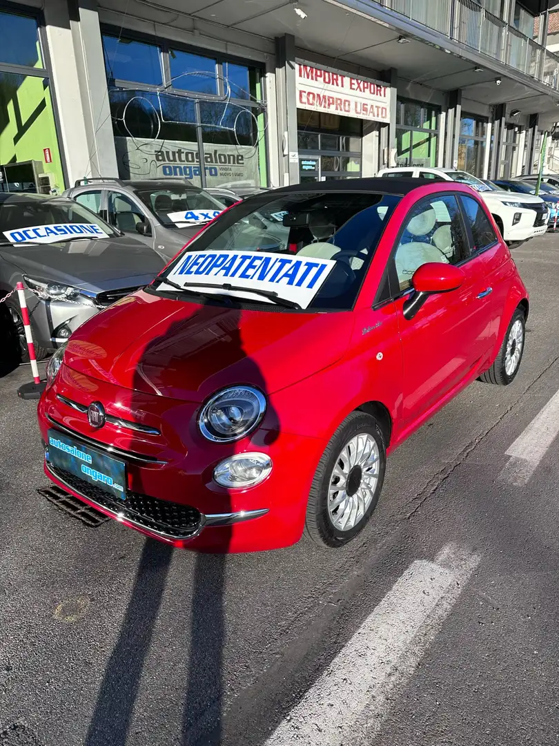 Fiat 500C 1.2 Dolcevita 69cv my20 NEOPATENTATI Rojo - 2