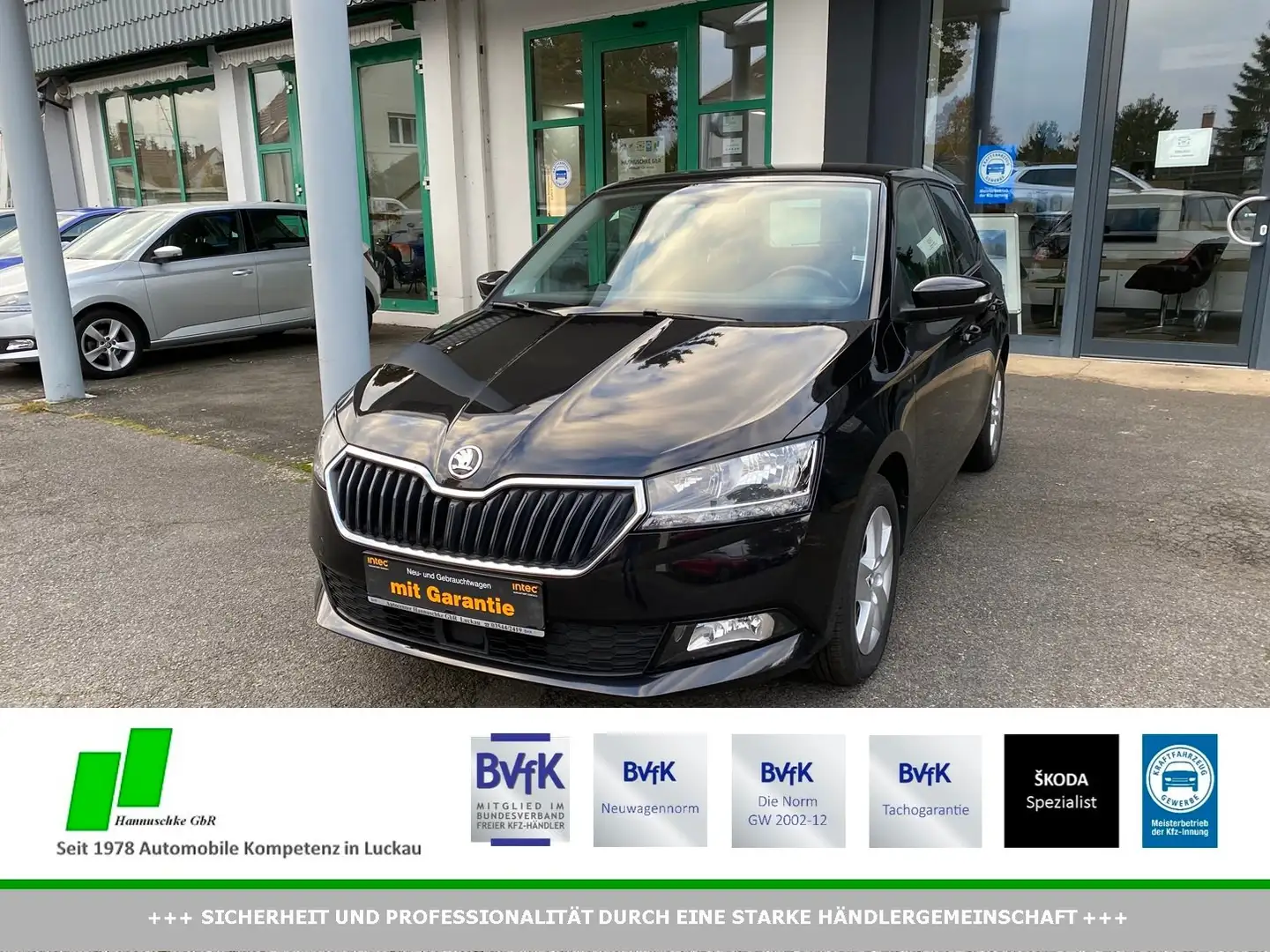 Skoda Fabia Fabia 1.0MPI Ambition Plus SMART/DAB/EPH/FSA/GRA Schwarz - 1