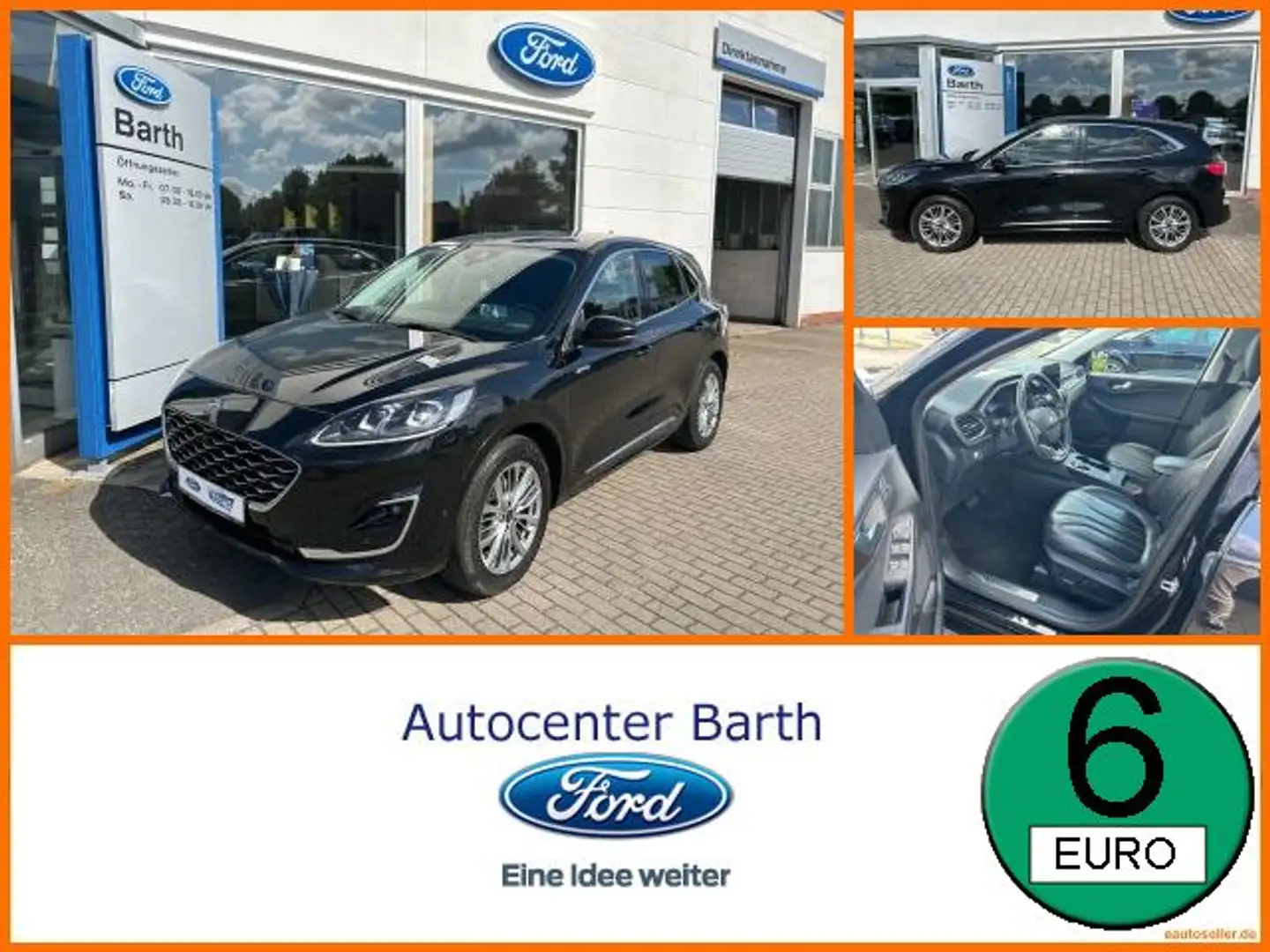 Ford Kuga 2.0 EcoBlue Vignale ACC HUD Leder LM Schwarz - 1