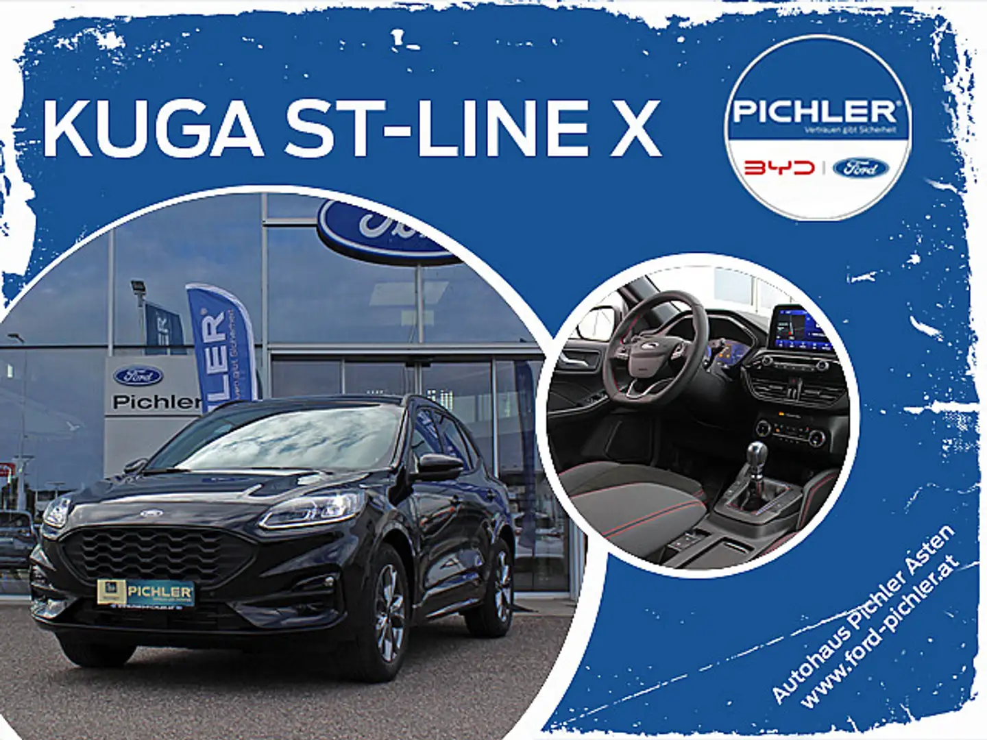 Ford Kuga ST-Line X 1,5 EcoBoost 150PS WOW AKTION Schwarz - 1
