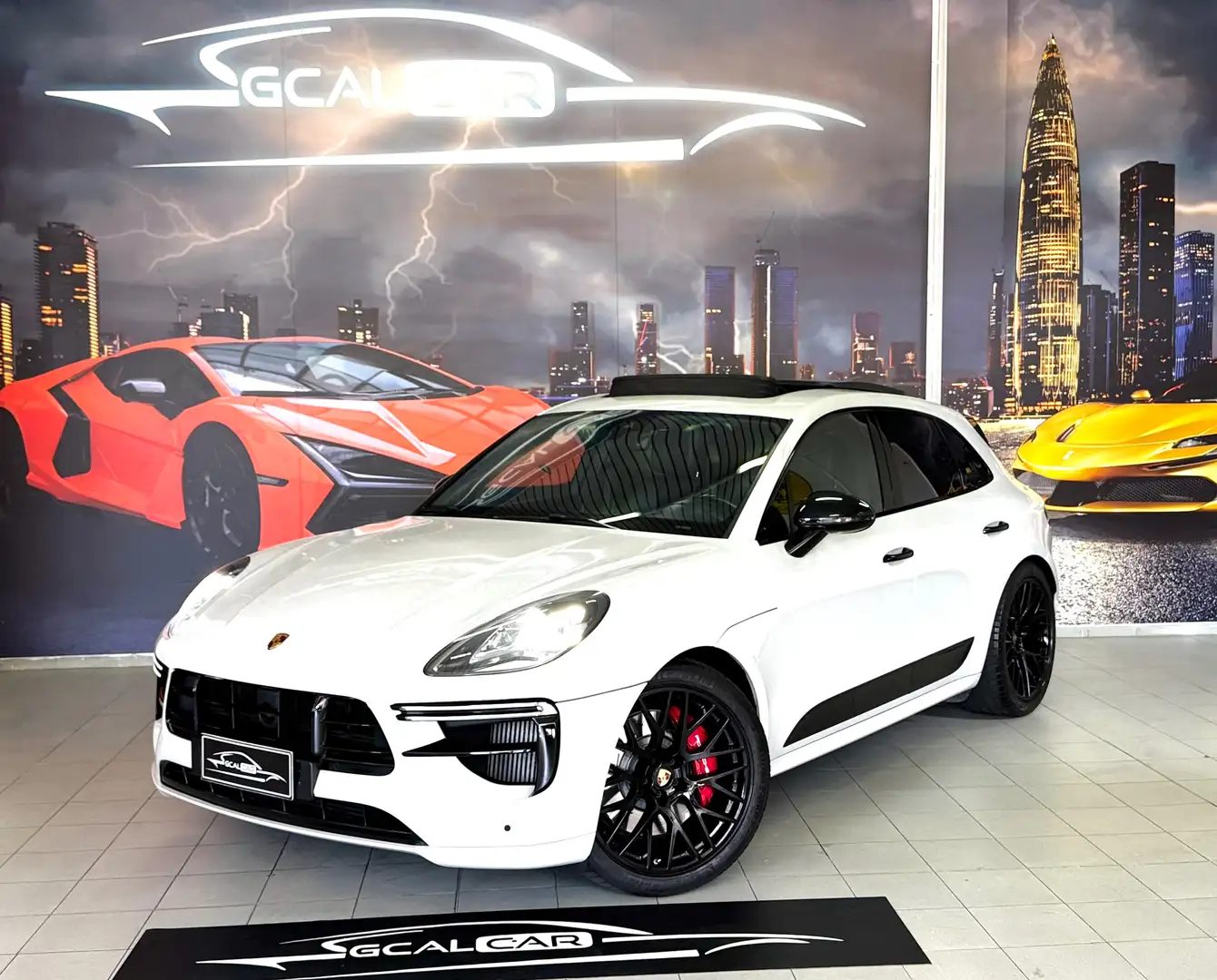 Porsche Macan TURBO 441CV WRAP GRIGIO OK PERMUTE GARANZIA 2 ANNI Grigio - 2