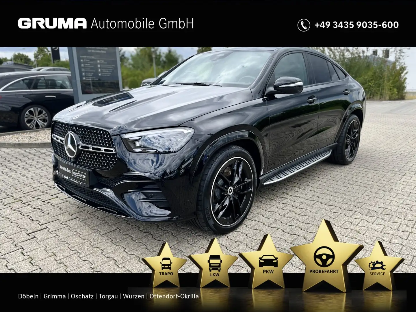 Mercedes-Benz GLE 450 GLE 450 d 4M Coupé AMG+Night+Memory+Pano+Distron Noir - 1