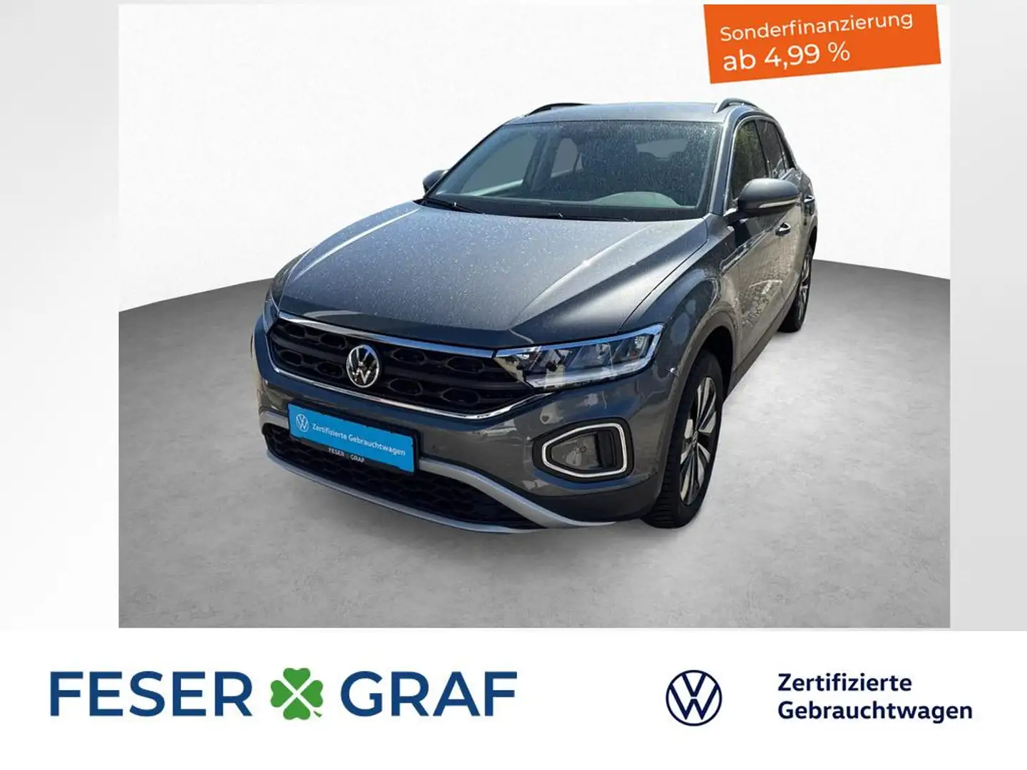 Volkswagen T-Roc MOVE 1.5l TSI 7-DSG KAMERA NAVI Gris - 1