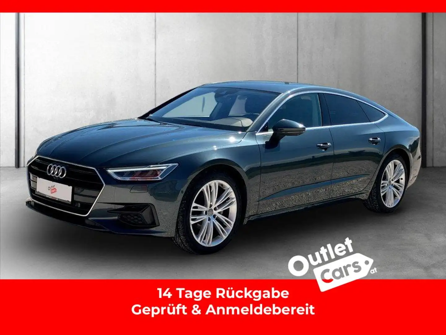 Audi A7 Sportback 40 2.0 TDI AHK+LED+LEDER+MEGAPREIS Blau - 1