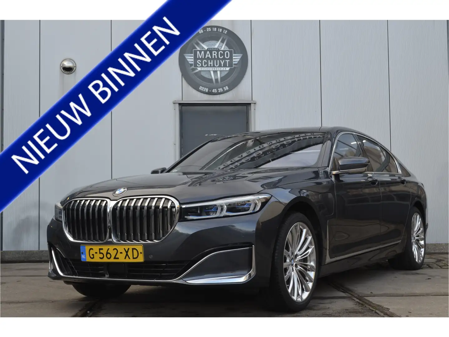 BMW 745 7-serie 745e High Executive Met N.A.P. & onderhoud Gris - 1