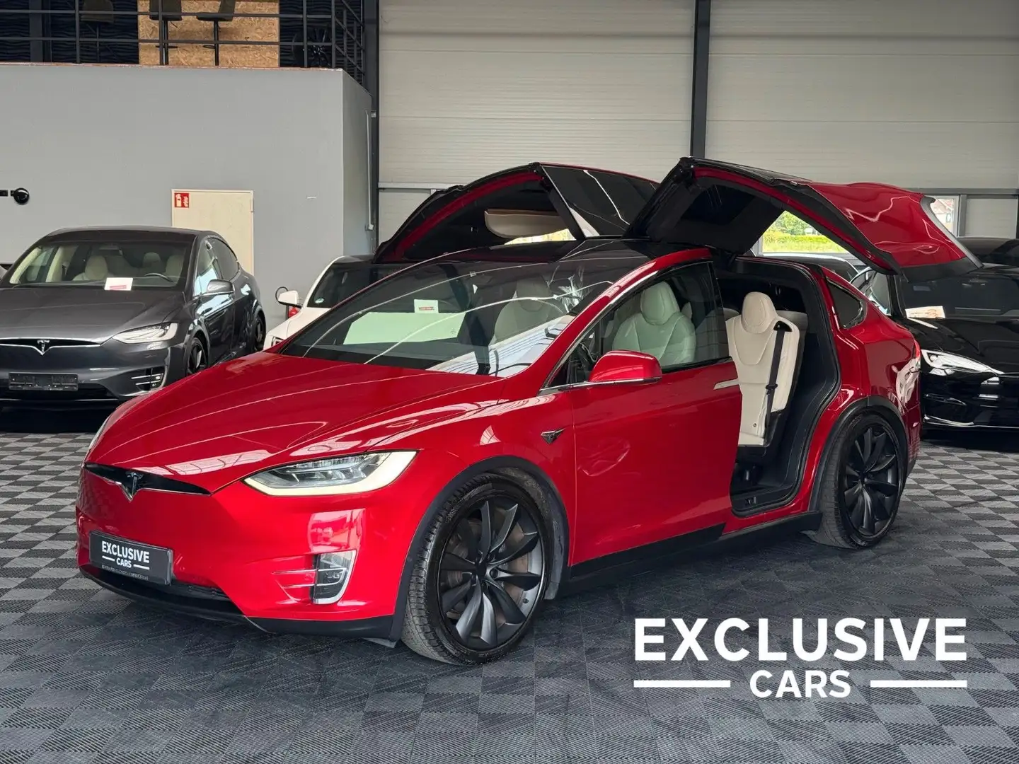 Tesla Model X MODEL X LONG RANGE RAVEN | 7SEATER | 22INCH | Piros - 1