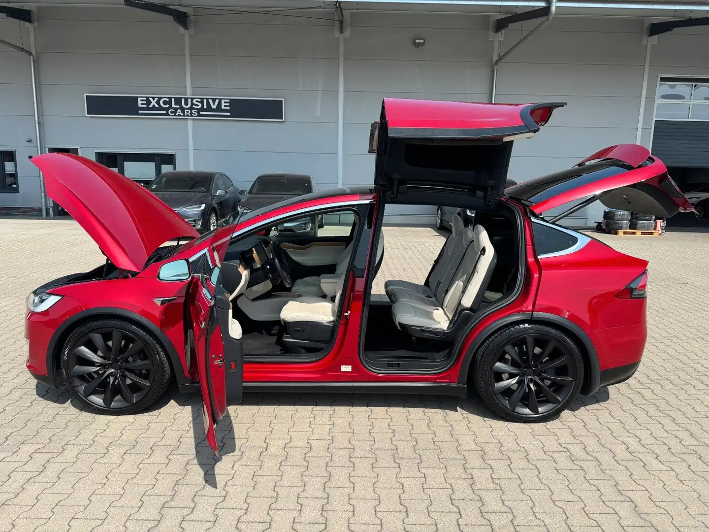 Tesla Model X MODEL X LONG RANGE RAVEN | 7SEATER | 22INCH | Piros - 2