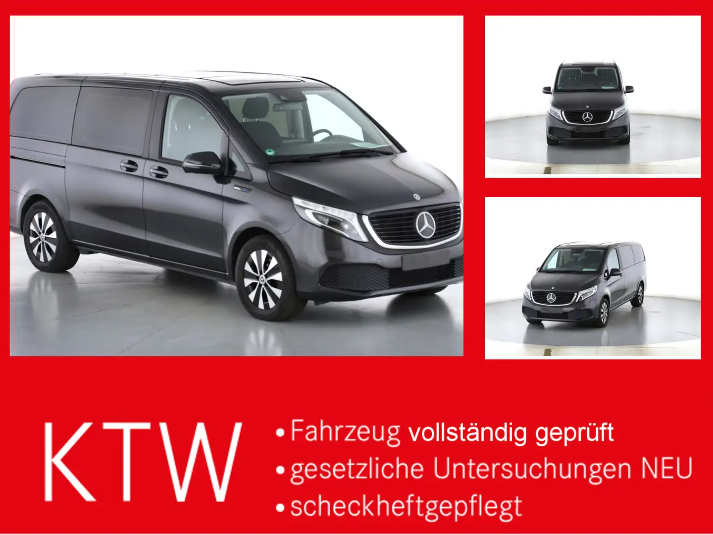 Mercedes-Benz EQV 300 lang,7Sitze,Schiebetür elektrisch,LED Gris - 1