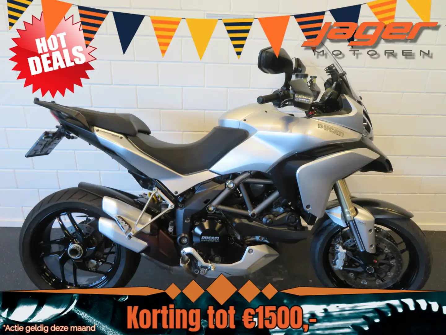 Ducati Multistrada 1200 SUPERSTRAK! Zilver - 1