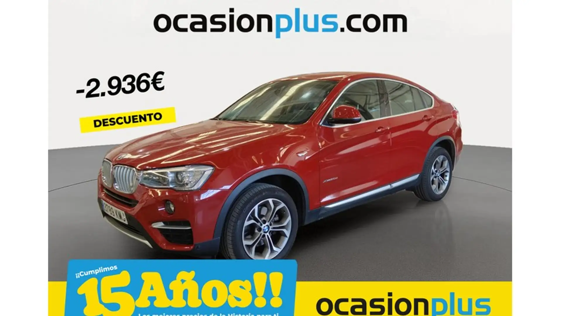 BMW X4 xDrive 20dA Rouge - 1